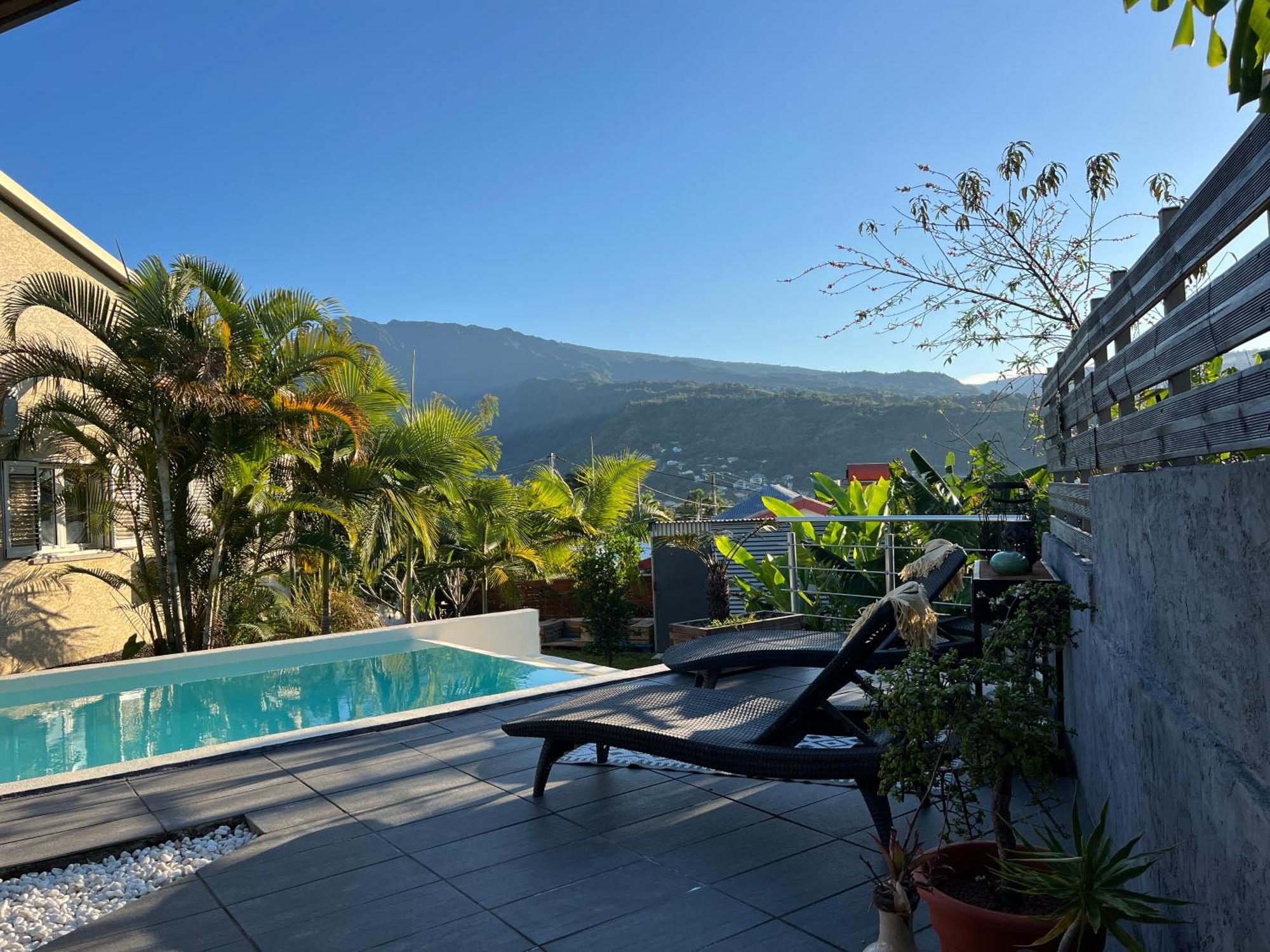 Villa Ti Moon, Entre Deux, Piscine Екстер'єр фото